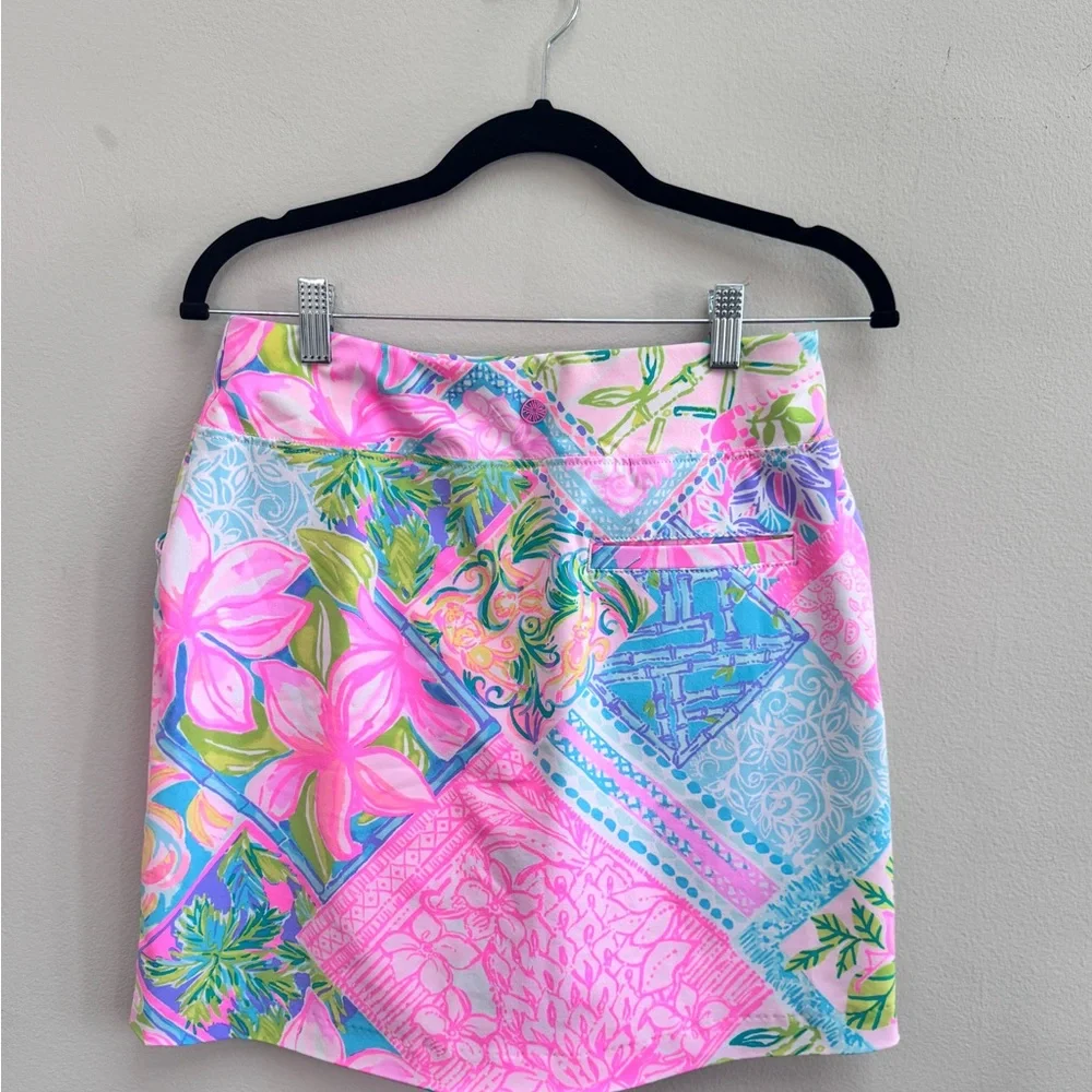 Lilly Pulitzer Floral Skirt w shorts - Picture 3 of 7